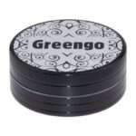 Greengo Aluminium Grinder 2 Parts 50 mm Black