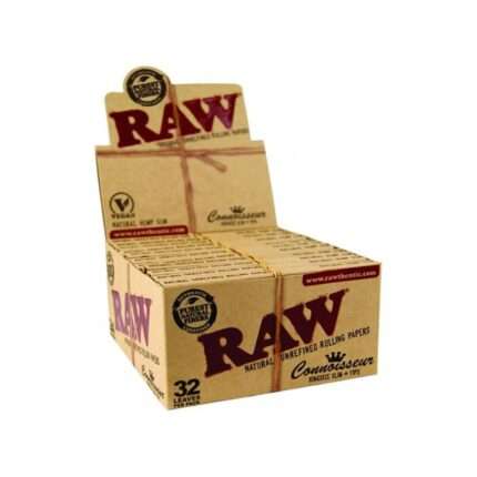 RAW Connoisseur King Size Slim 32 Blatt + Tips