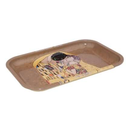 Smoking Medium Rolling Tray Artist Collection - No Smoking, no kiss