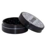 Greengo Aluminium Grinder 2 Parts 50 mm Black